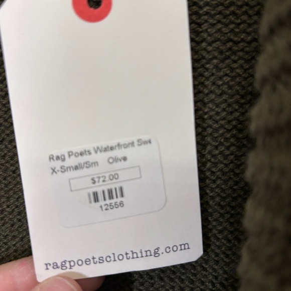 Forest Green Shawl Collar Cardigan Sweater - Picture 4 of 5